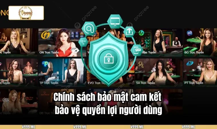 Chính sách bảo mật cam kết bảo vệ quyền lợi người dùng