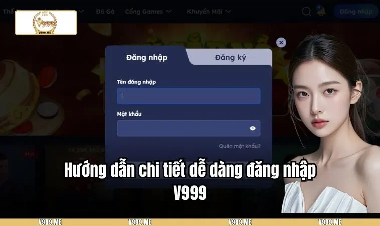 Hướng dẫn chi tiết dễ dàng đăng nhập V999