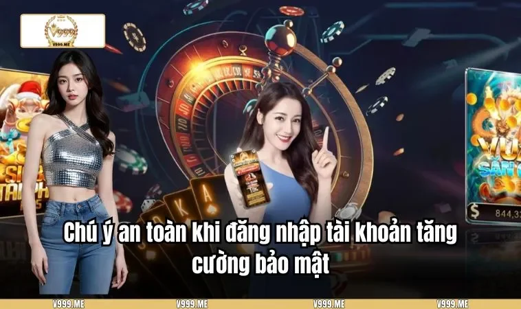 Chú ý an toàn khi đăng nhập tài khoản tăng cường bảo mật