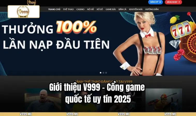 Giới thiệu V999 – Cổng game quốc tế uy tín 2025